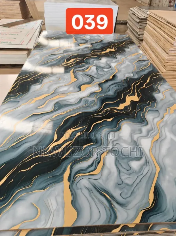 UV-Coated PVC Marble Wall Panel - Acehomes - 1