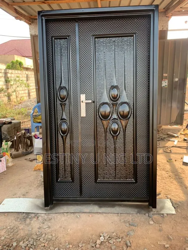 Solid Iron Double Entrance Door - 1