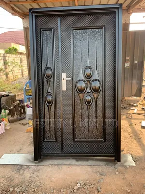 Solid Iron Double Entrance Door