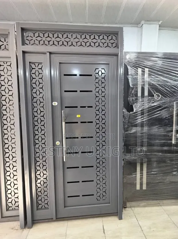 Brand New Double Iron Grill Entrance Door - 1