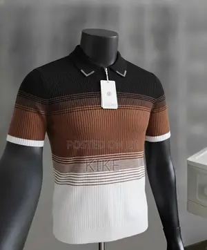 Maza Knitted Polo Top - Ash