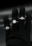 Diamond Engagement Ring - 18K Gold - 1