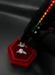 Diamond Engagement Ring - 18K Gold - 2