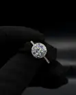 Diamond Engagement Ring - 18K Gold - 3