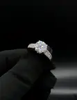 Diamond Engagement Ring - 18K Gold - 4