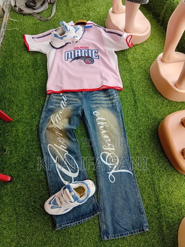 Jeans da Joggers masu Girma na Maza na Balenciaga - 1