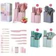 19-Piece Non-Stick Silicone Cooking Utensil & Knife Set with Board - 3