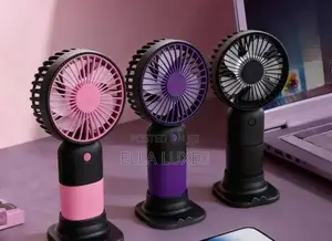 Mini Breeze USB Rechargeable Fan (Pink, Purple, Black)