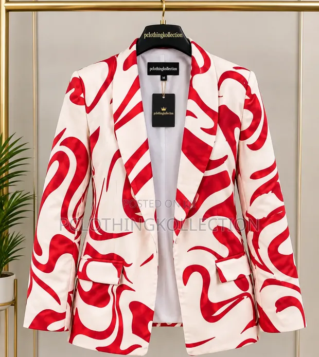 Women's Long Sleeve Blazer - 1