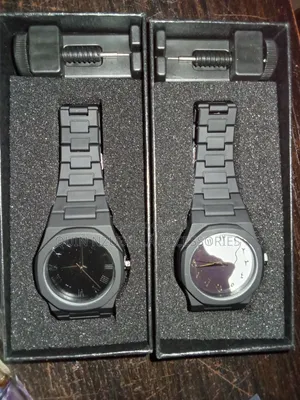 Luxury Black Men's Classic Metal Chain Wristwatch