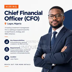 Hiring: Chief Financial Officer (Lagos)