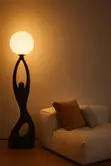 Luxury Humanoid Floor Lamp Chandelier - 1