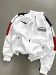 Men's Luxury White BMW M Style Tracksuit Set - 4