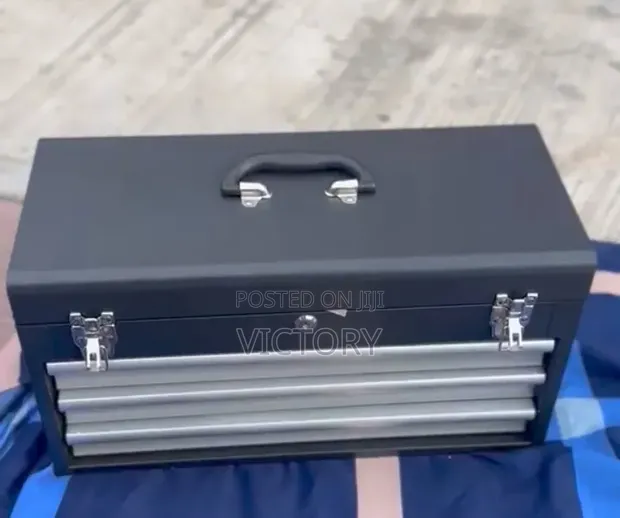 108pc CR-V Steel Mechanic Tool Set with Metal Box - 1