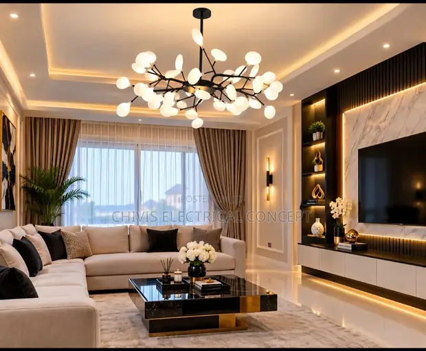 Babban Chandelier don Zauren Zama, Ɗakin Kwana, Lobby, Otal - 1