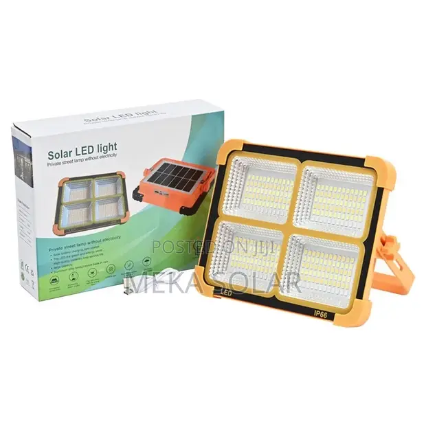 Solar Rechargeable LED Emergency Light - 1