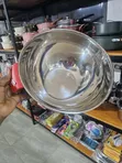 Stainless Steel Mixing Bowl with Lid & Non-Slip Base - 28cm/30cm - 3