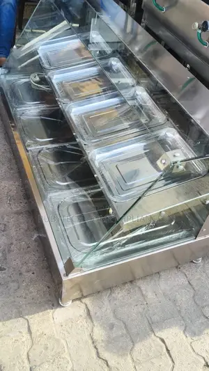 4 Plate Sama/Kasa Mai Zafin Abinci na Kasuwanci