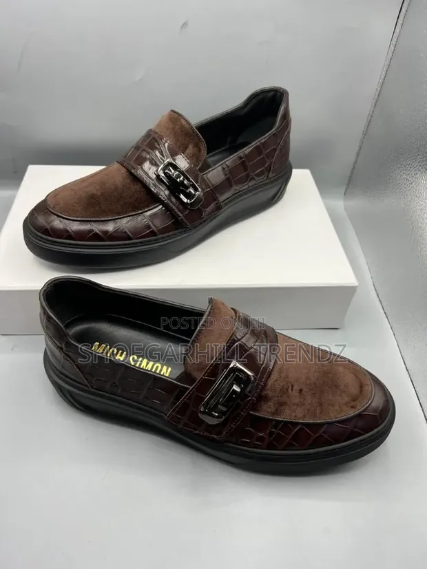 Mich E Simon Skin and Suede Loafer Hybrid Shoes - 1
