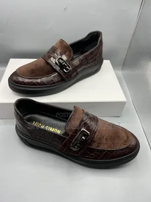 Mich E Simon Skin and Suede Loafer Hybrid Shoes