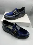 Mich E Simon Skin and Suede Loafer Hybrid Shoes - 5