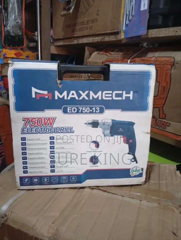 MAXMECH 750W Electric Drill ED 750-13 (Brand New) - 1
