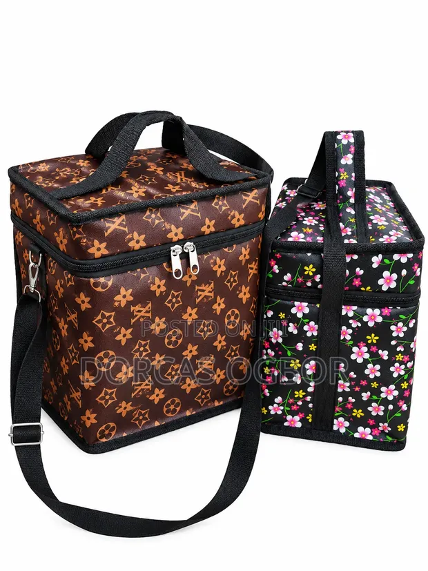 Insulated Lunch Bag - Brown - 1