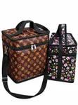 Insulated Lunch Bag - Brown - 2