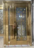 Kofa ta Tsaro ta Karfe Mai Launin Zinari 4ft x 7ft - 3