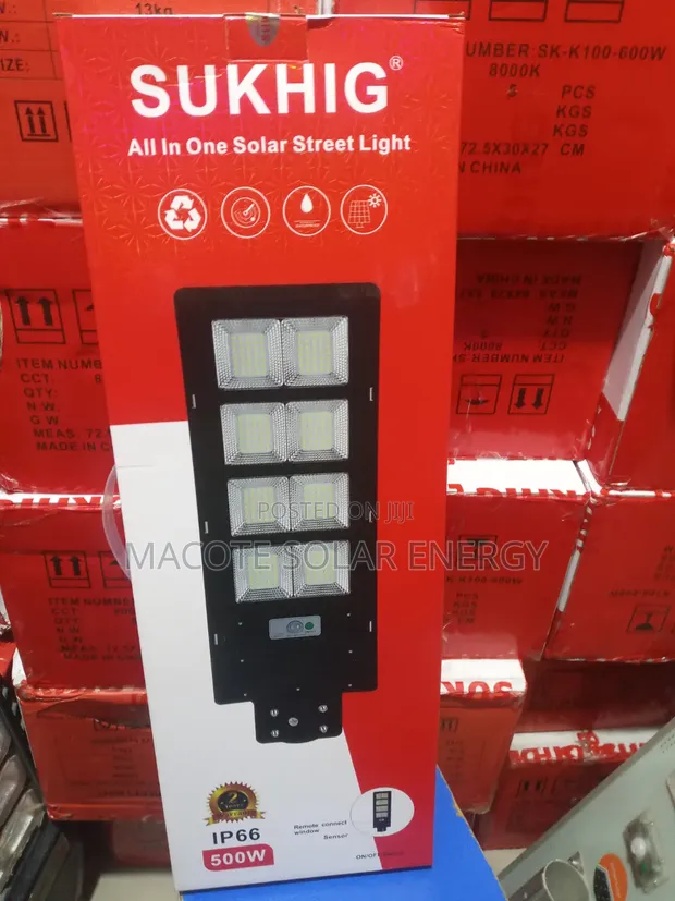 500W Suking Lithium Battery Solar Street Light - 1