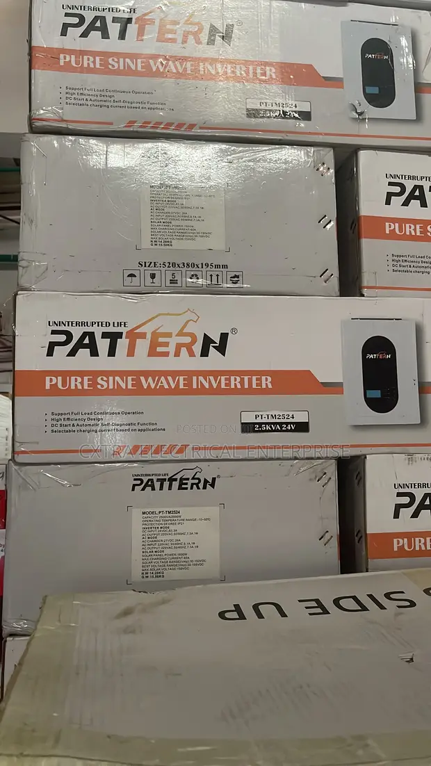 Pattern 2.5KVA 24V Pure Sine Wave Inverter - 1