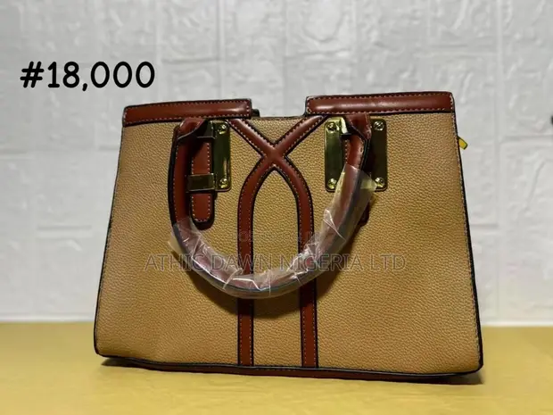 Premium Quality Brown Leather Handbag - 1