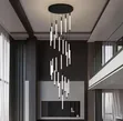 Modern Long Staircase Pendant Light Chandelier - 1
