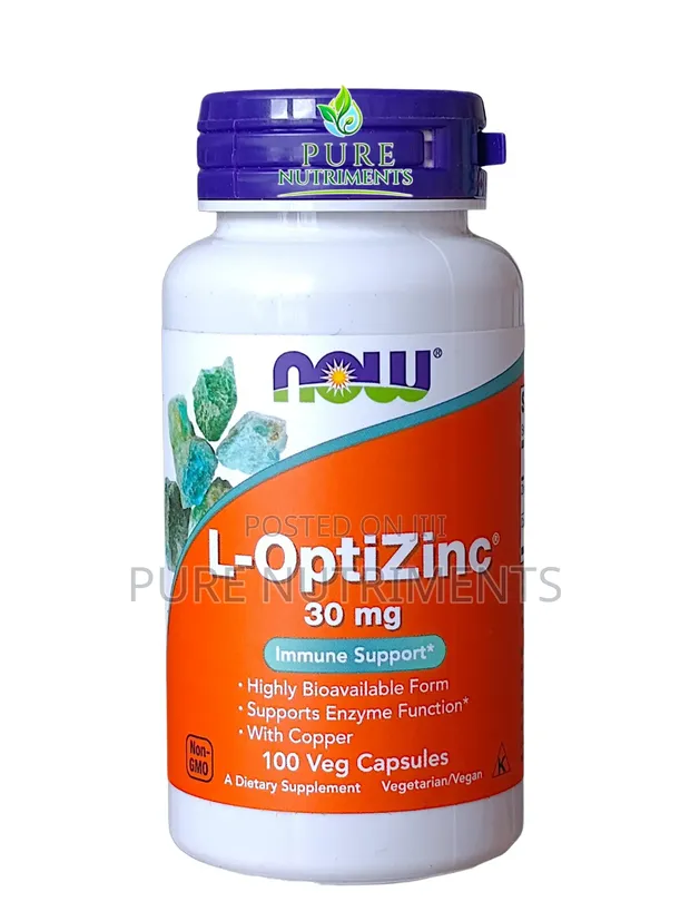 L-Opti Zinc 30mg & Copper 0.3mg - 100 Veg Caps - 1