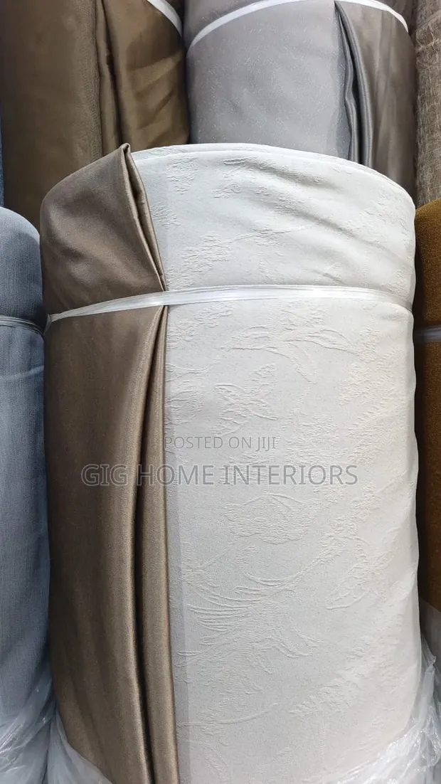 Premium Turkish Blackout Curtains - White - 1