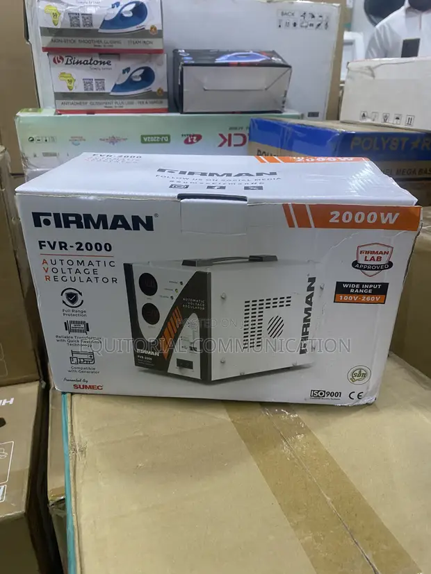 Firman FVR-2000 2000W Automatic Voltage Stabilizer - 1