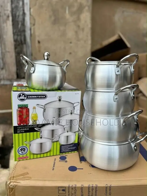MasterChef 10-Piece Aluminum Pot Set - 1