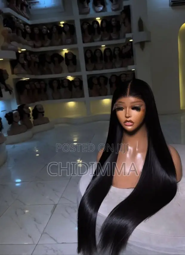 Luxury Bone Straight Frontal Wig - 100% Human Hair - 1