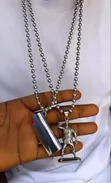 Men's Stainless Steel Soldier Pendant Necklace - 2