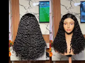 Luxury Water Curl Frontal Wig - 100% Gashin Mutum