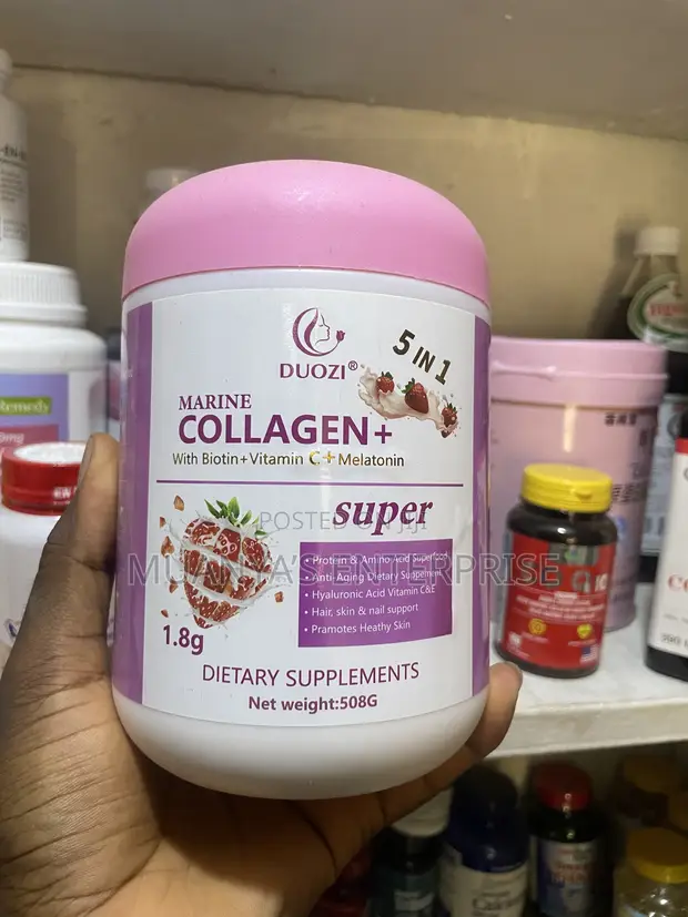 Marine Collagen + Strawberry Flavor Powder - 1