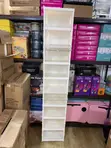 Sabon 9-Shelf Filastik Takalmi Ajiyar Katako - Pink - 2