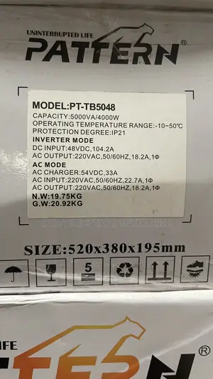 PATTERN 5KVA 48V Pure Sine Wave Inverter