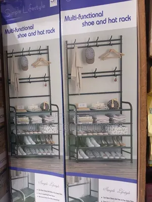 5 Tier Multifunctional Shoe and Hat Rack