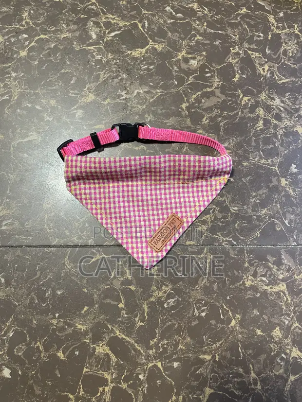 Stylish Pet Bandanna - Pink - 1