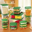 17-Piece Leakproof Airtight Plastic Food Storage Container Set - 3