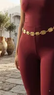 Stainless Steel Waist Chain - Gold - 2
