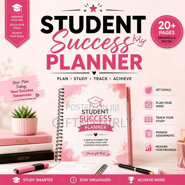 Student Success Planner (Printable Study Guide) - 1
