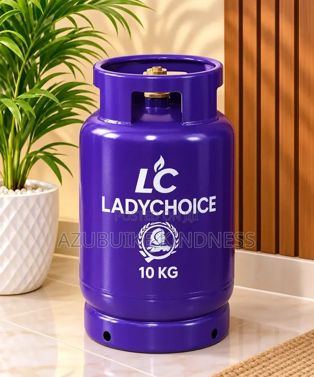 10kg Ladychoice Gas Cylinder - Purple - 1