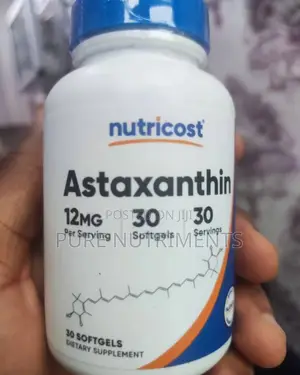 Nutricost Astaxanthin 12mg 30 Softgels